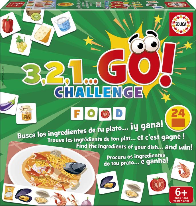 Educa Puzzle game 3, 2, 1... the beginning! (Food Challenge)