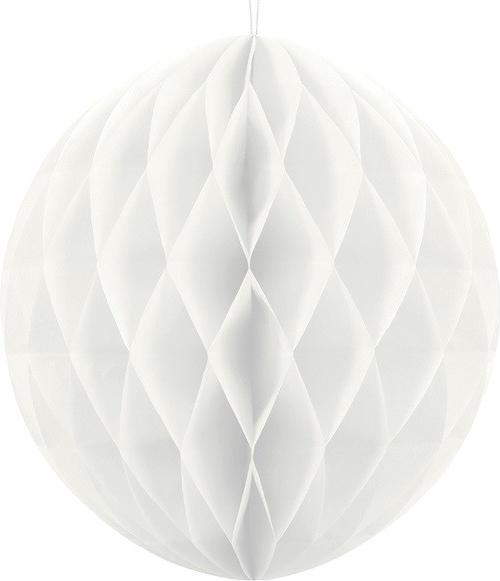 Image du produit Partydeco Boule de papier blanc - 20 cm