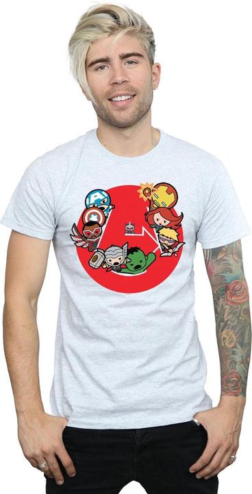 Immagine prodotto Kawaii Avengers Ready Steady War Maglietta Uomo (XXL)