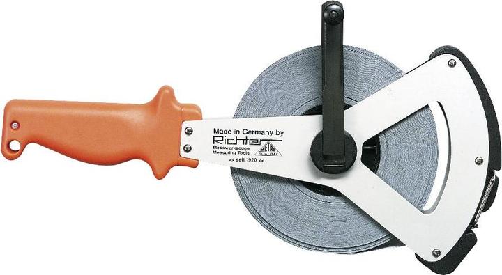 Actual product image Richter Frame steel measuring tape Metri 20 m white lacquered Start A Accuracy II