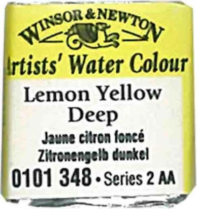 Produktbild Winsor & Newton Aquarellfarbe Artists (Halbe Napf zitronentiefgelb)