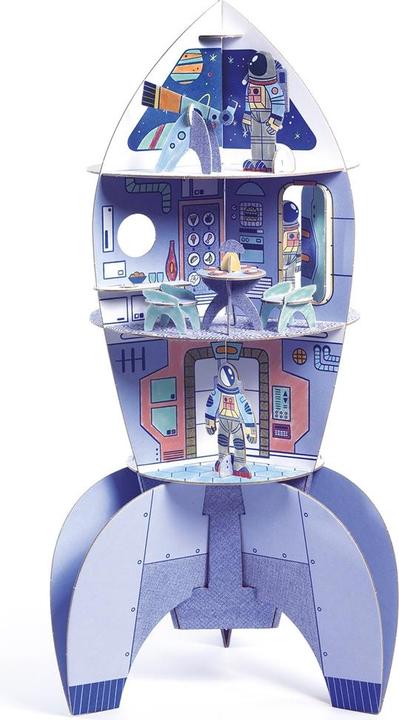 Djeco Giochi di raccolta colori - Razzo spaziale