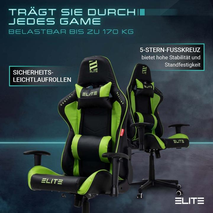 Produktbild Elite MG200 Destiny, Schwarz/Grün