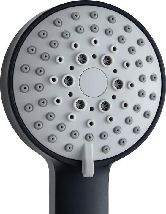 Actual product image Laufen Shower handle Stella 80 black faint (3 Beam types)