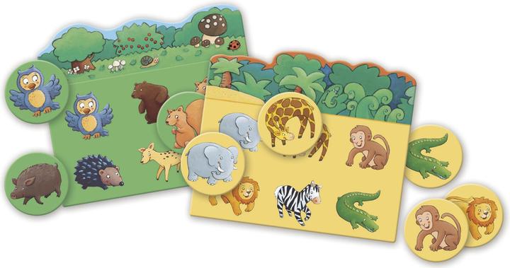 Immagine prodotto Djeco Gioco educativo sugli animali (Tedesco, Inglese, Francese)