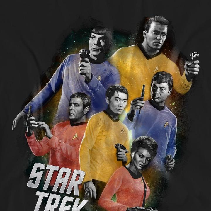 Actual product image Unisex Adult Galaxy Glow T-Shirt (S)