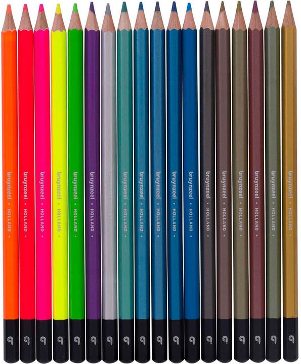 Image du produit Bruynzeel Buntstifte Dose Metallic & Neon, 18 Farben (Multicolore, 18 x)