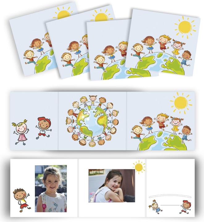 Produktbild Daiber 1x10 Weltkugel 13x18 Kinder Portraitmappen (13 x 18 cm)