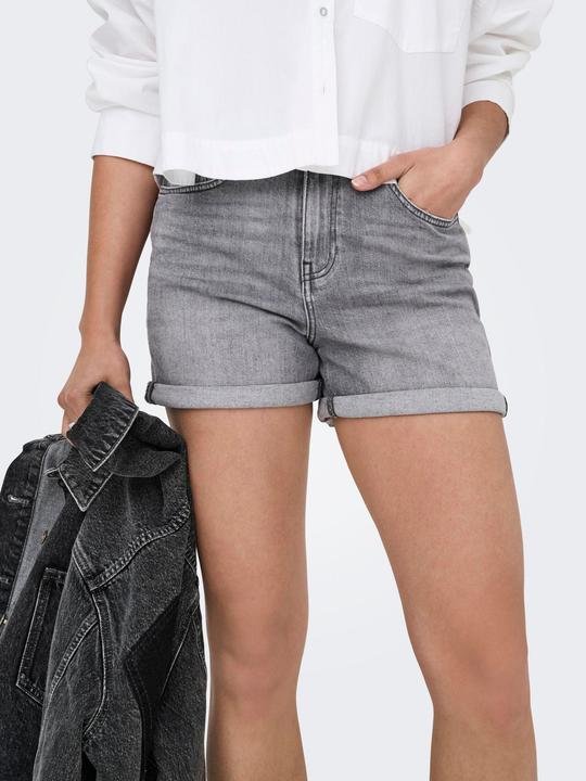 Produktbild Only ONLJOSEPHINE Hohe Taille Normal geschnitten Jeans-Shorts Jeans-Shorts (XL)