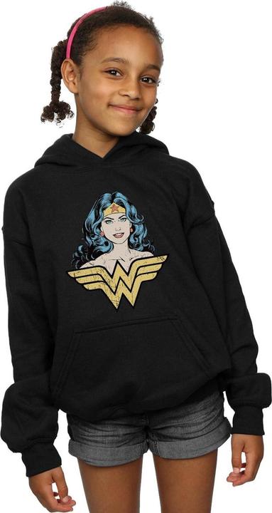 Image du produit - Sweat à capuche WONDER WOMAN GAZE - Fille (140, 146)