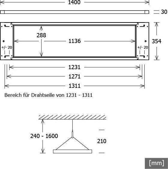 Immagine prodotto LTS PIANO-P 140.0840/SENSO NERO (8380 lm)