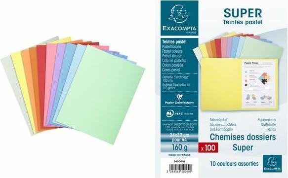 Produktbild Exacompta Sammelmappen - Aktendeckel (A4, 100 x)