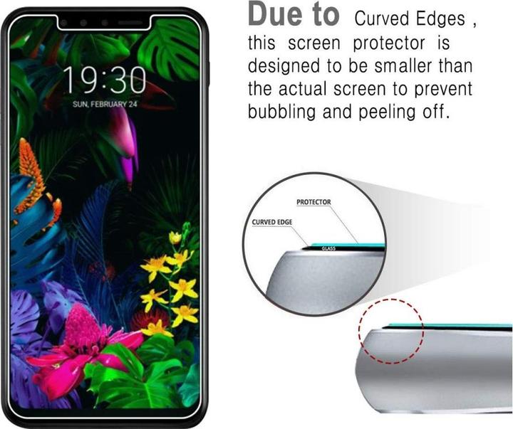 Immagine prodotto Screenguard LG G8S ThinQ Pellicola protettiva in vetro Design amichevole (1 Pezzo/i, G8s ThinQ)
