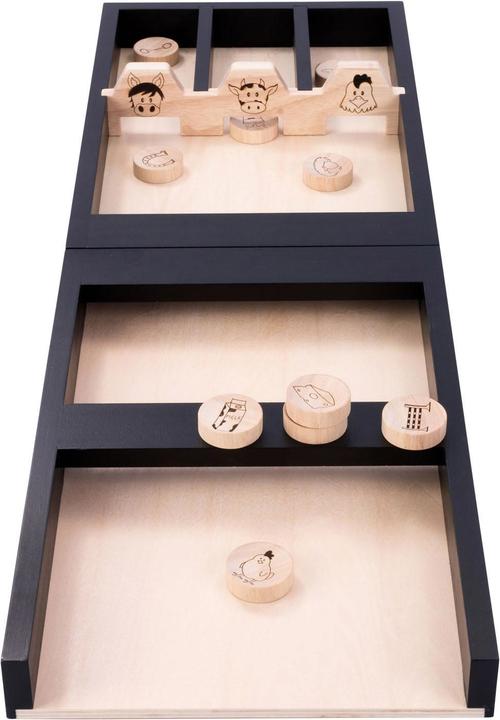 Produktbild Longfield Games Shuffleboard - Tiere (Deutsch, Französisch, Italienisch, Englisch)