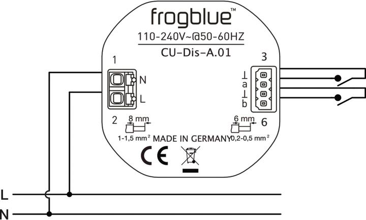Actual product image Mobotix frogblue display for door station T26 (Wi-Fi)