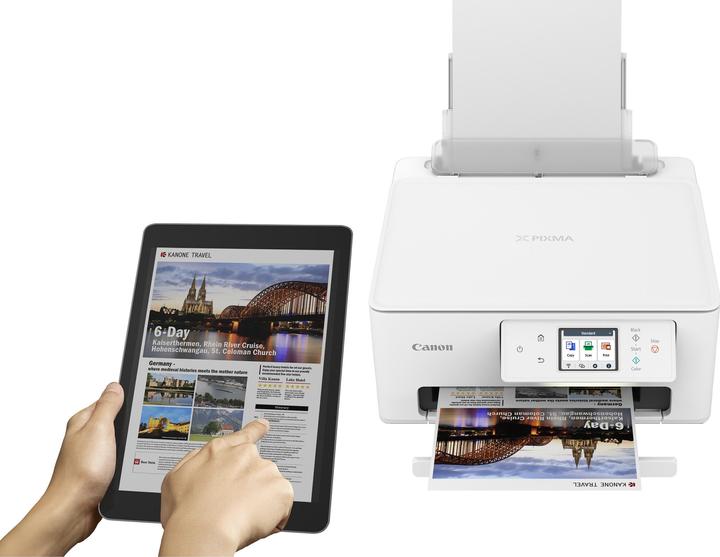 Image du produit Canon PIXMA TS7650i Blanc (Encre, Couleur)