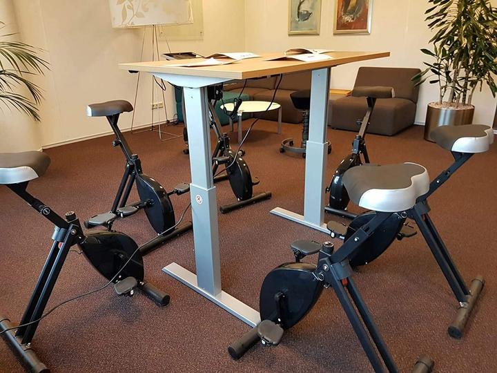 Image du produit Deskbike Desk Bike, blanc, cadre blanc grand