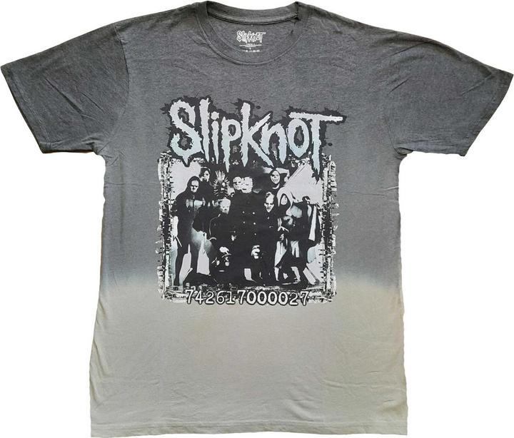 Slipknot Unisex Adult Barcode Dip Dye T-Shirt (XL)