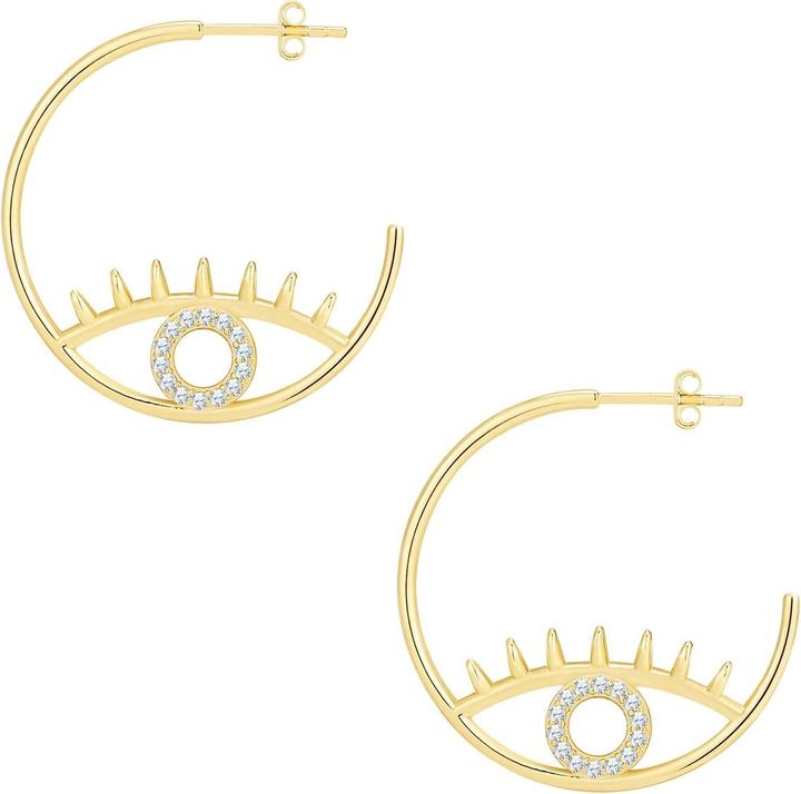 Immagine prodotto Glanzstücke München Orecchini da donna occhio onniveggente in argento sterling - 34686 (Argento)