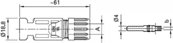 Produktbild Stäubli Solarstecker (Solarstecker)