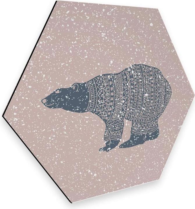 Image du produit Trenddeko Ours polaire bleu (55 x 47 cm)