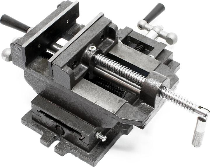 Actual product image Wiltec Cross Slide Drill Press Vise X-Y Clamping bench Milling Machine 150mm (150 mm)