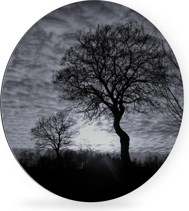 Actual product image Trenddeko Black and White Sunset (Ø 30 cm)