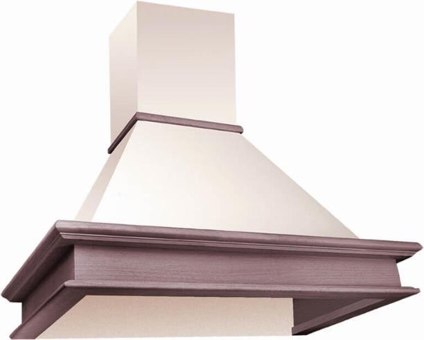 Akpo WK-4 Rustica Wandmontiert Beige, Holz ³/h (Wandhaube)