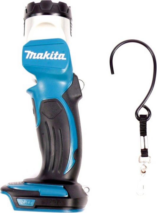 Actual product image Makita BML 802 RG Battery lamp for 14.4 and 18V batteries + 2x battery 6.0 Ah + charger