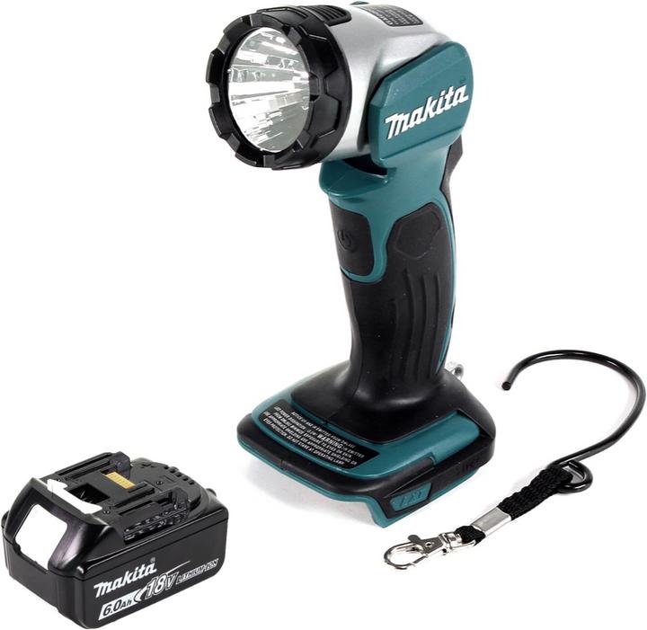 Produktbild Makita DML 802 G1 Akku Lampe für 14,4 und 18 V Akku + 1x Akku 6,0 Ah - ohne Ladegerät