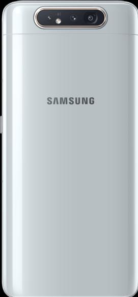 Actual product image Samsung Galaxy A80 (128 GB, Ghost White, 6.70", Dual SIM, 48 Mpx, 4G)