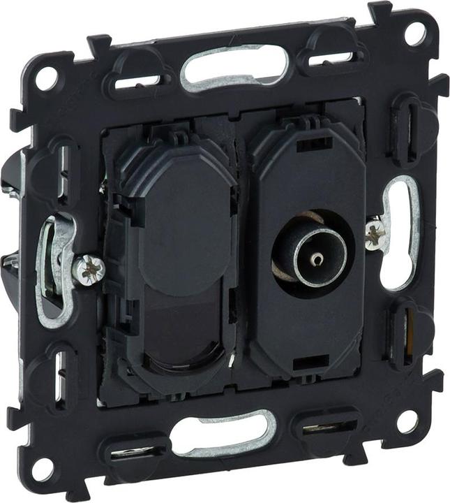 Actual product image Legrand One. Tv + Rj45 Cat6 Utp 753055 753055