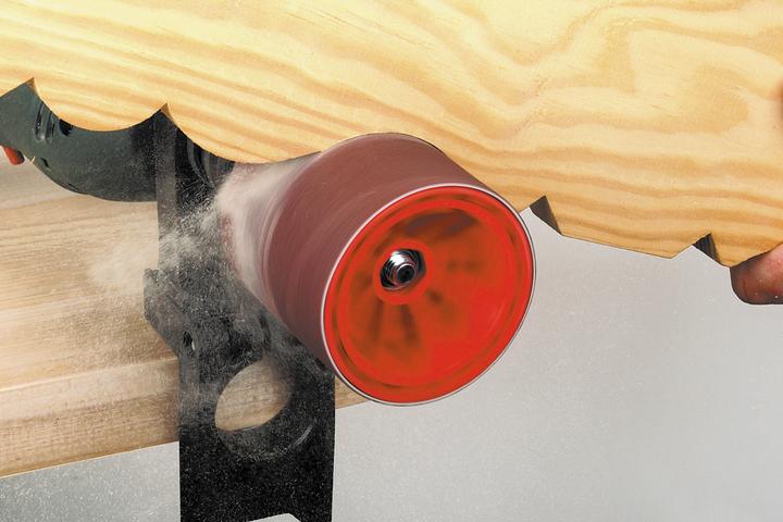 Produktbild wolfcraft wolfcraft 1 Schleifwalze Schaft 8mm, ø75x80mm (80)