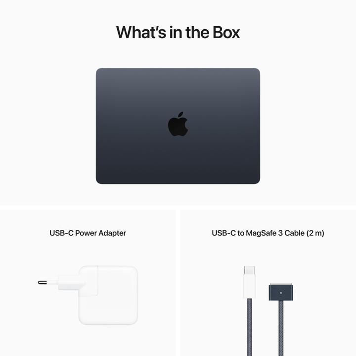 Actual product image Apple MacBook Air – 2022 (13.60", M2, 8 GB, 512 GB, CH)