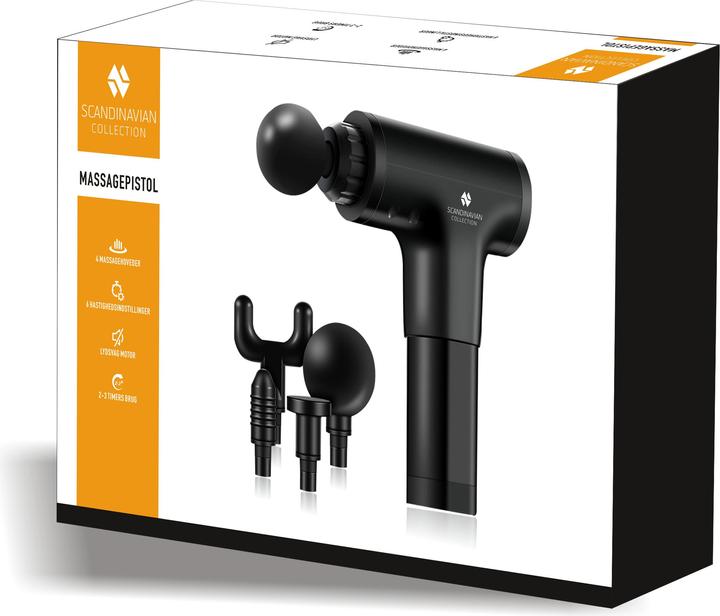 Actual product image Scandinavian Collection Massage gun with 4 heads