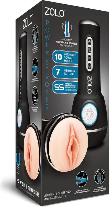 Actual product image Zolo Power StrokerMasturbators Flesh 25 cm