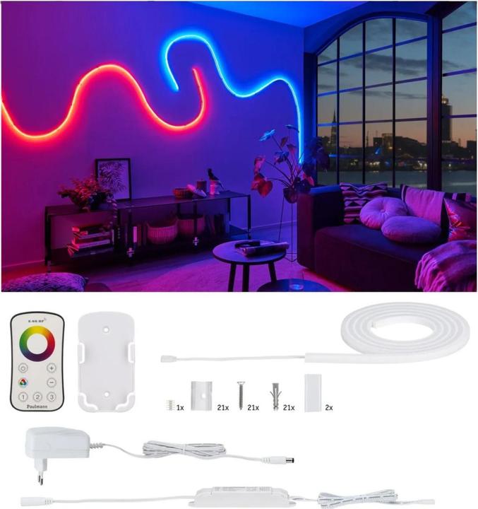 Produktbild Paulmann MaxLED Flow Stripe Set (Mehrfarbig, 150 cm, Indoor)