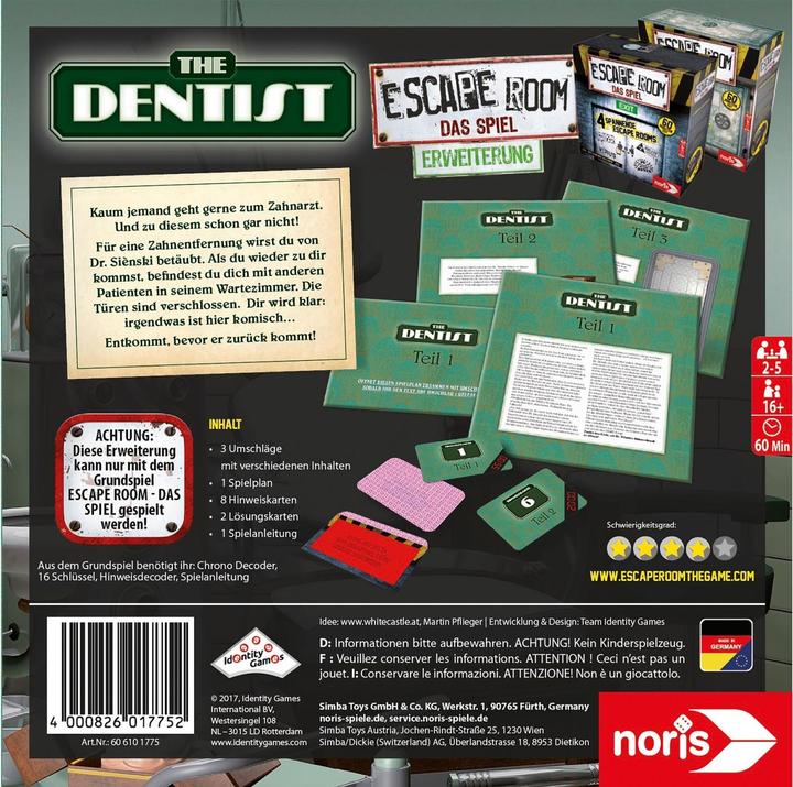 Actual product image Noris Dentist (German)