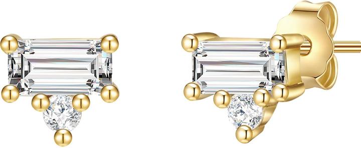Glanzstücke München Damen Sterling Silber Zirkonia gelbgold - 23650 (Sterling Silber)