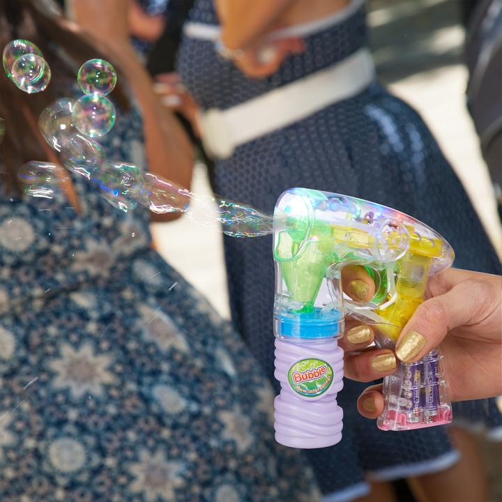 Actual product image Relaxdays LED Bubble Gun
