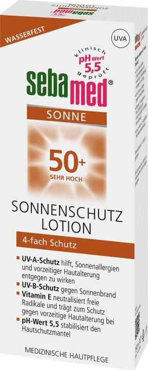 Actual product image Sebamed Sun lotion Lsf 50+ (Sun lotion, SPF 50+, 150 ml)