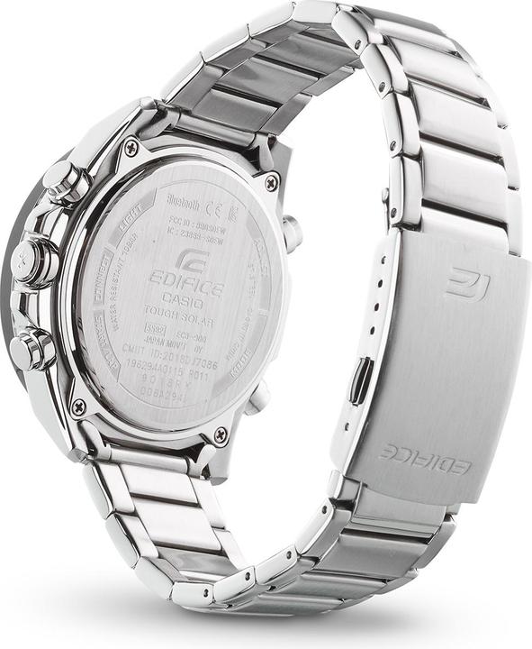 Immagine prodotto Casio Edifice ECB-900DB-1AER Orologio - Staal - Zilverkleurig - 44 mm (Orologio digitale, Orologio da polso analogico, Cronografo, 46 mm)