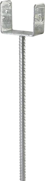Produktbild Simpson Sst Simpson PPU Pfostenträger (Stützenfuss) 80x60 mm Pfostenschuh feuerverzinkt (Stützenfuss, 1 Stk.)