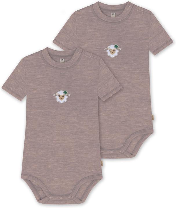 Normani 2er Set Baby Merino Kurzarmbody „Tihoi" - 9313