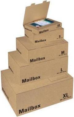 Actual product image Colompac Shipping box Mailbox Type designation: XL Inner dimensions: 46 x 17.5 x 33.5 cm (W x H x (46.5 x 19.5 x 35 cm, 1 x)