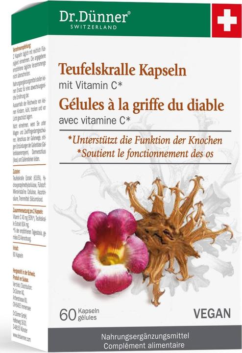 Dr. Dünner Teufelskralle Kaps (60 Stück, Kapseln, 67 g)