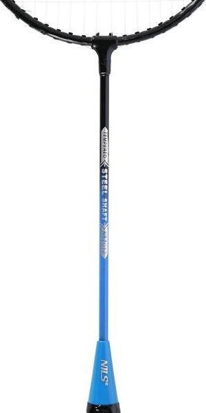 Produktbild Nils NRZ012 STEEL Badmintonset 2 Schläger + 3 Federbälle + 195x22cm Netz + Koffer