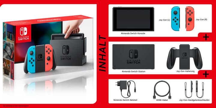 Produktbild Nintendo Switch - Neon-Rot/Neon-Blau V1