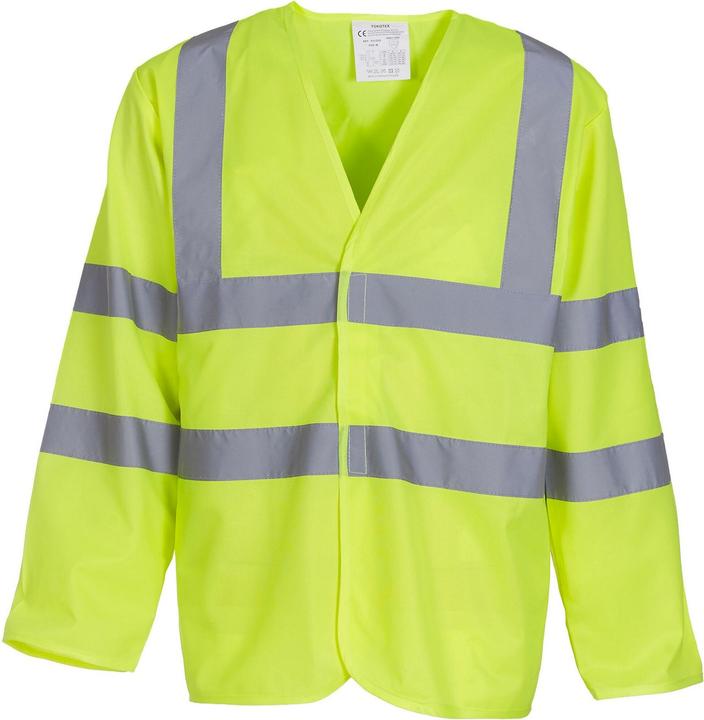 Actual product image Yoko Mens Hi-Vis Long-Sleeved Jacket (3XL)