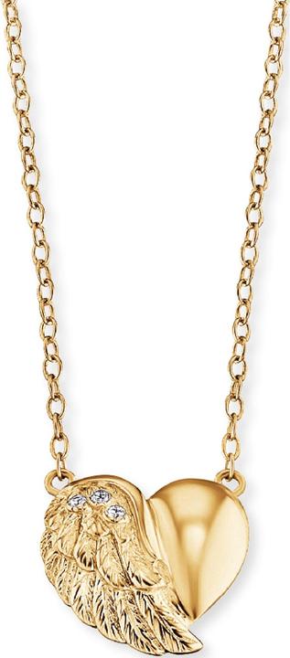 Produktbild Engelsrufer Halskette Herzflügel Gold (925er Silber, 40 - 44 cm)